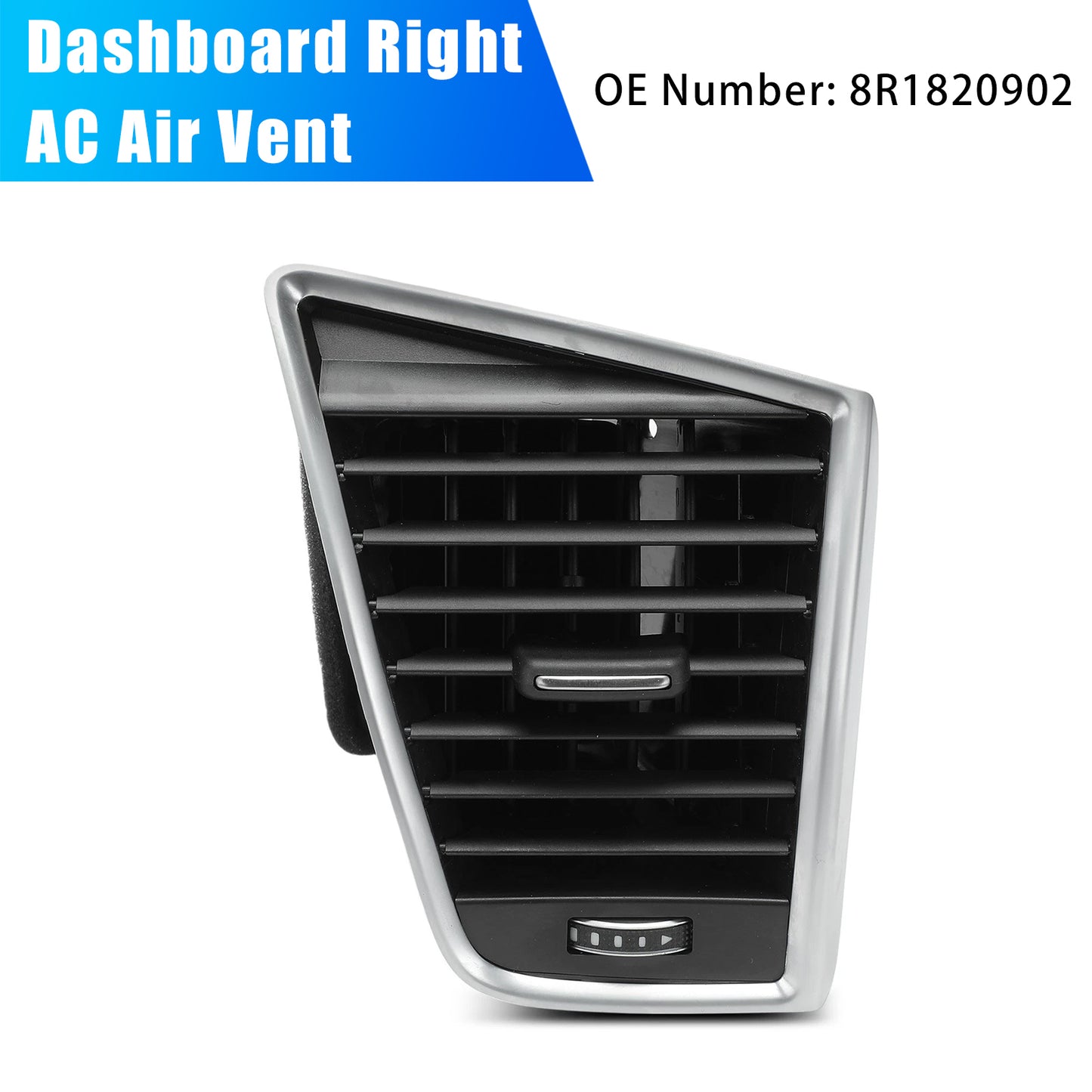 2009-2017 Audi SQ5 3.0L 8R1820902 Front Right Dash A/C Air Vent Assembly