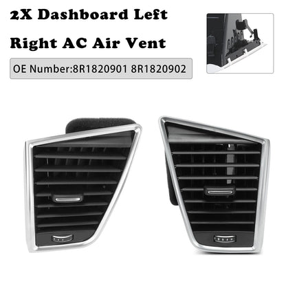 2009-2017 Audi Q5 8RB 2.0 3.0 TDI quattro 8R1820901 2PCS Left + Right Dashboard Air Vent