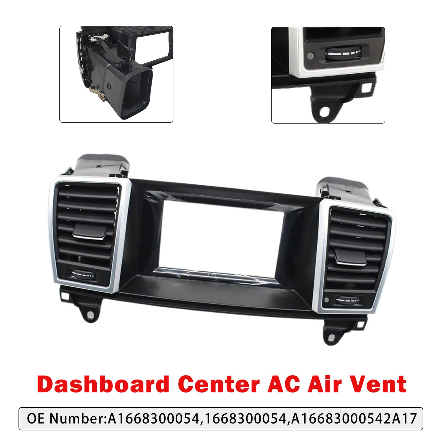 2013-2015 Mercedes GL ML X166 W166 Dashboard Center Air Vent Small Screen