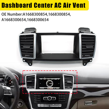 2013-2015 Mercedes Benz ML Class W166 A1668300854 Dashboard Center Air Vent Big Screen
