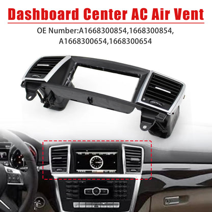 2013-2015 Mercedes Benz ML Class W166 A1668300854 Dashboard Center Air Vent Big Screen
