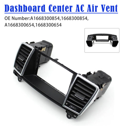 2013-2015 Mercedes Benz ML Class W166 A1668300854 Dashboard Center Air Vent Big Screen