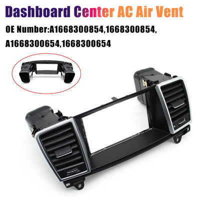 2013-2015 Mercedes Benz ML Class W166 A1668300854 Dashboard Center Air Vent Big Screen