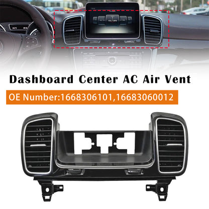 2016-2019 Mercedes W166 W292 Dashboard Center Air Vent Grille Panel