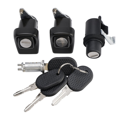1998-2003 Fiat Panda 141 7654911 Right and Left Door Lock Kit + Bonnet + Cylinder + 4 Keys