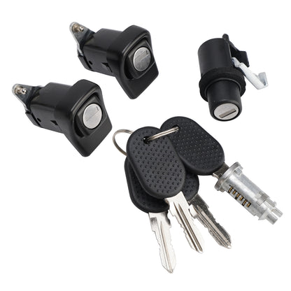1998-2003 Fiat Panda 141 7654911 Right and Left Door Lock Kit + Bonnet + Cylinder + 4 Keys