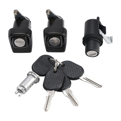 1998-2003 Fiat Panda 141 7654911 Right and Left Door Lock Kit + Bonnet + Cylinder + 4 Keys