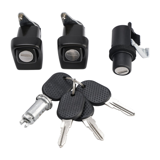 1998-2003 Fiat Panda 141 7654911 Right and Left Door Lock Kit + Bonnet + Cylinder + 4 Keys