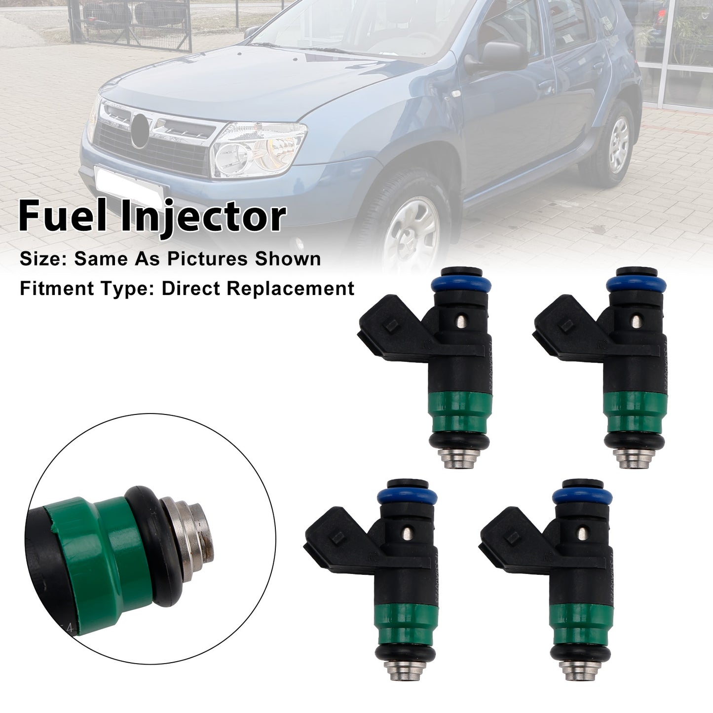 Dacia Renault Clio II 1.4 16V 1.6 16V H82132254 4Pcs Fuel Injector