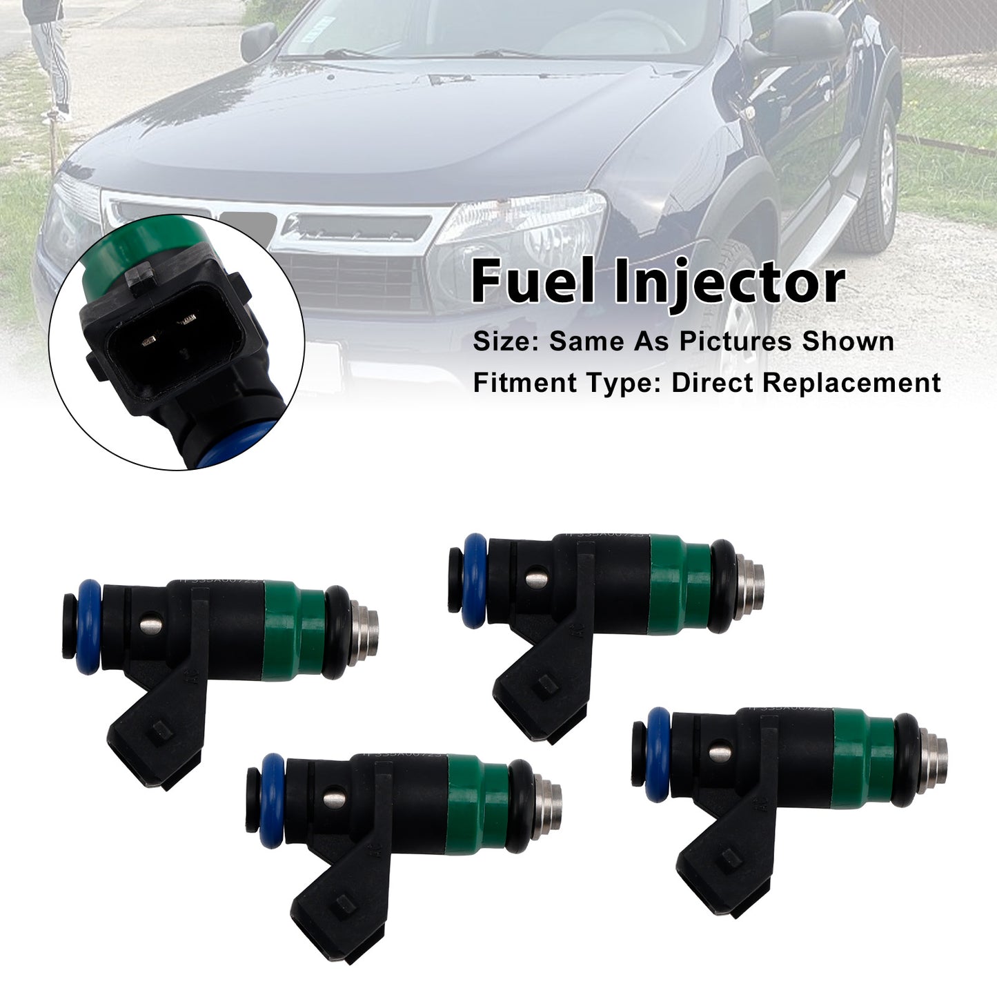 Dacia Renault Clio II 1.4 16V 1.6 16V H82132254 4Pcs Fuel Injector
