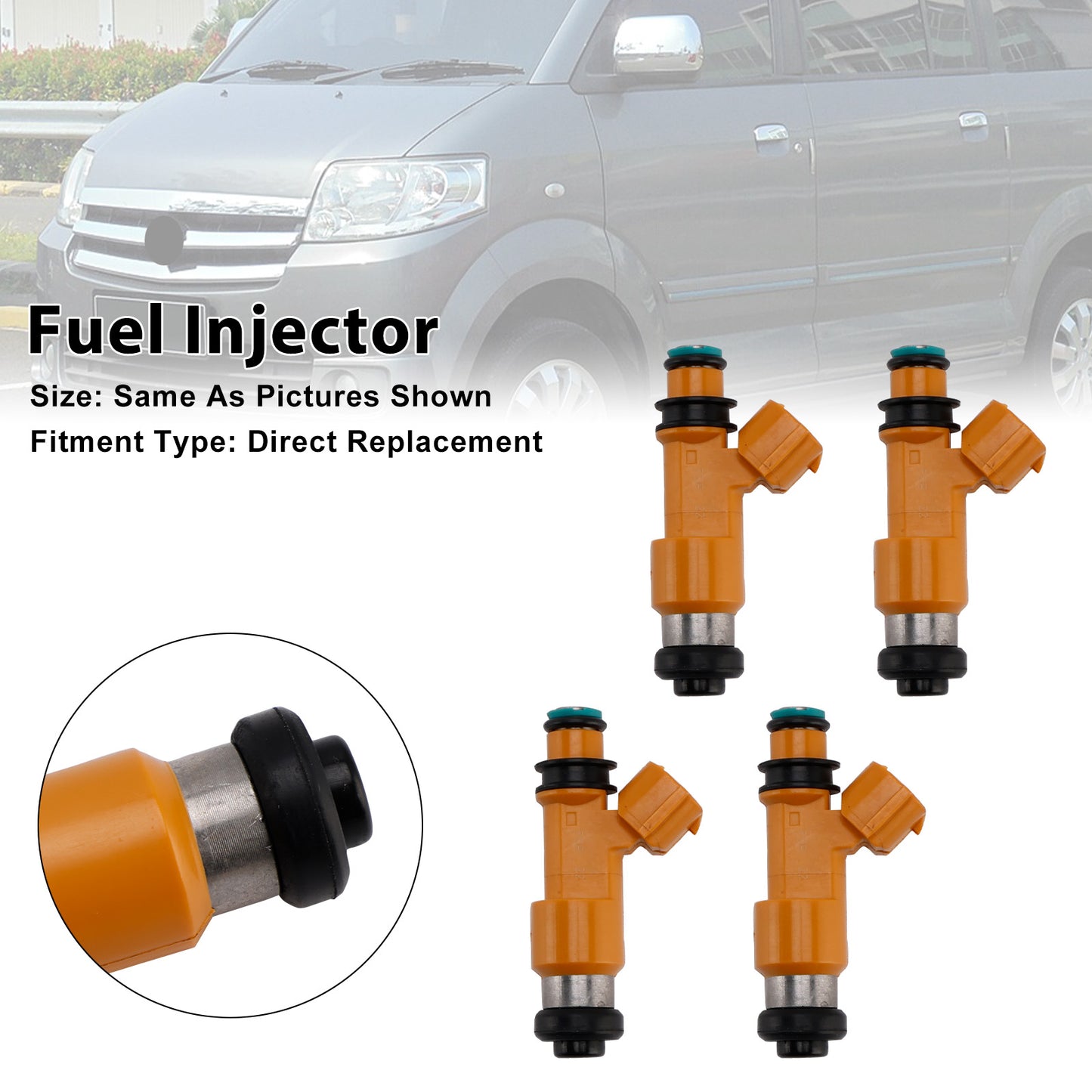 4Pcs Fuel Injector For Suzuki APV Suzuki Futura 1500cc SL415 Euro II 15710-61J00