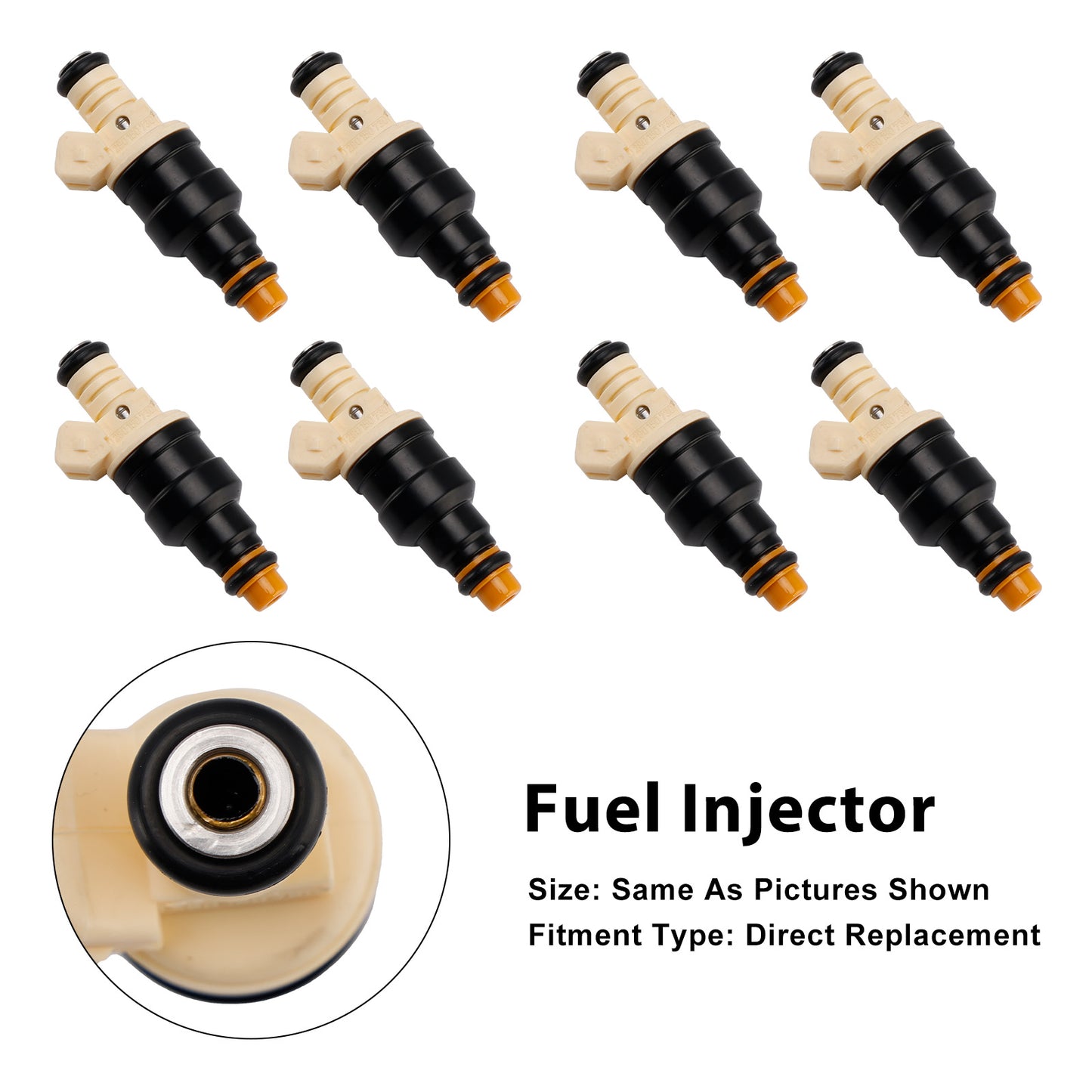 Porsche 928 5.0L 5.4L V8 87-95 0280150730 92860611902 8Pcs Fuel Injector