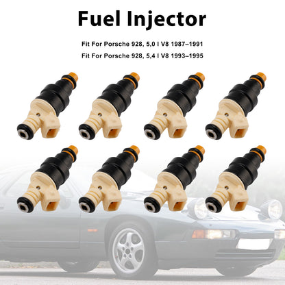 Porsche 928 5.0L 5.4L V8 87-95 0280150730 92860611902 8Pcs Fuel Injector