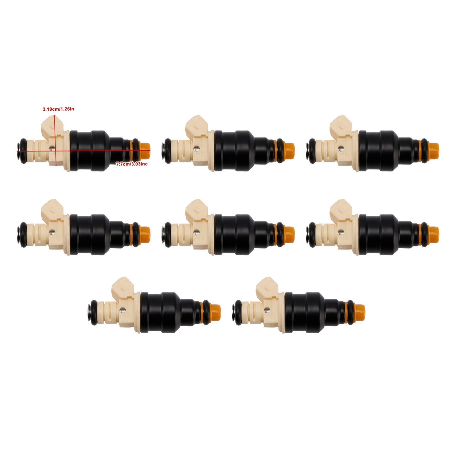 Porsche 928 5.0L 5.4L V8 87-95 0280150730 92860611902 8Pcs Fuel Injector