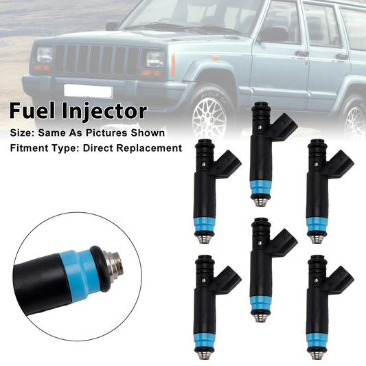 1999 Jeep 4.0L I6 Jeep Cheroee 0280155784 6Pcs Fuel Injector