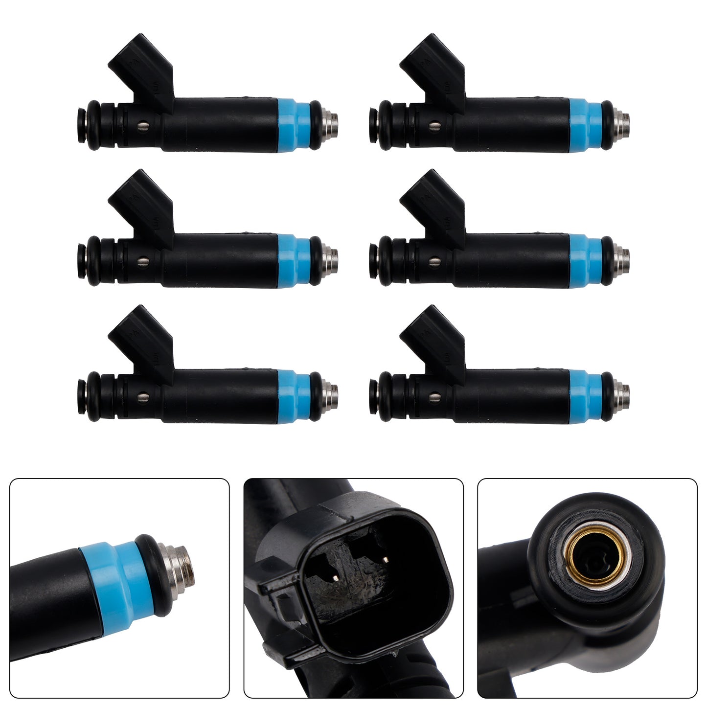 2000-2001 Dodge RAM 150002801557846Pcs Fuel Injector Jeep 4.0L I6