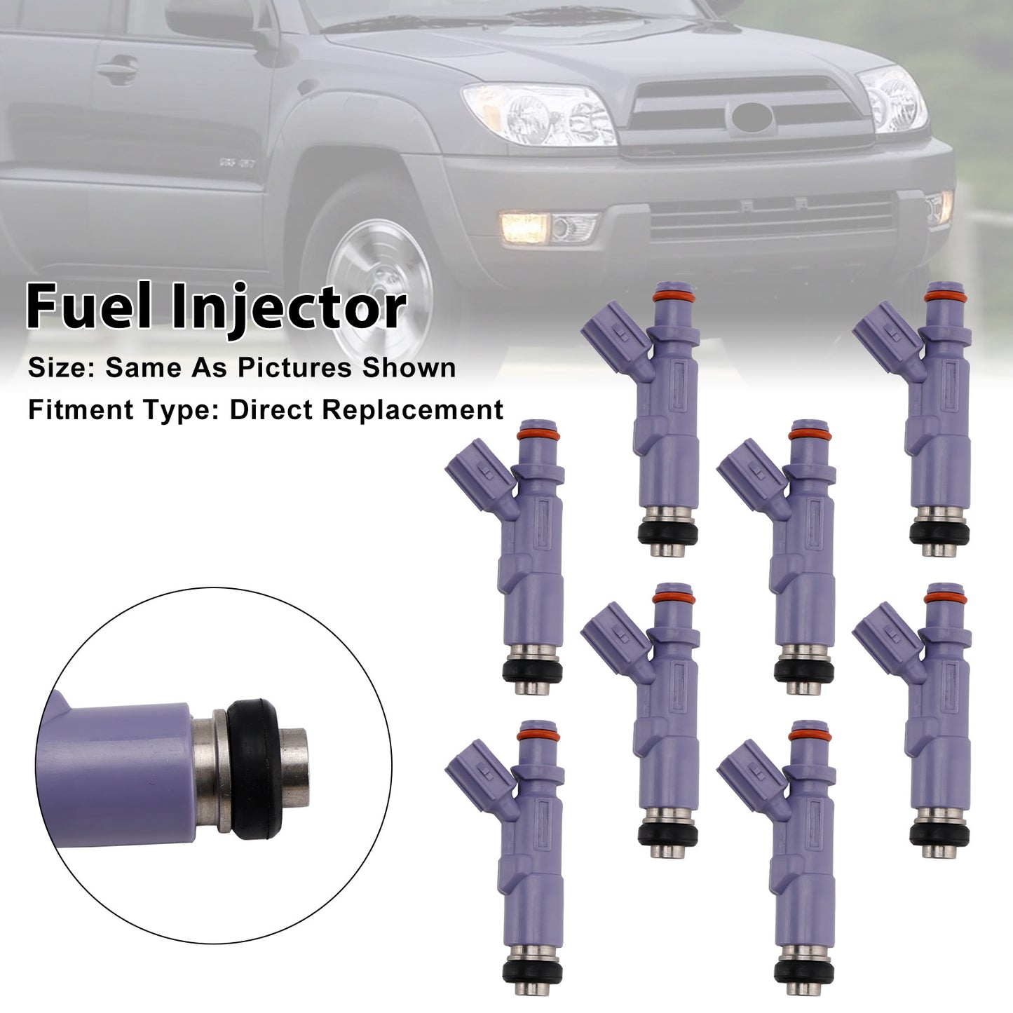 2005 Lexus GX470 23250-70120 8Pcs Fuel Injector