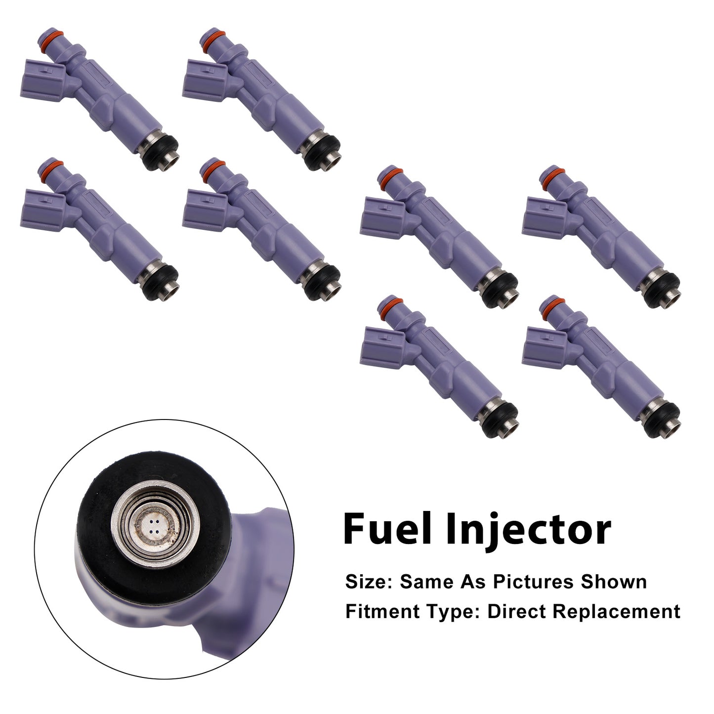 2005 Lexus GX470 23250-70120 8Pcs Fuel Injector