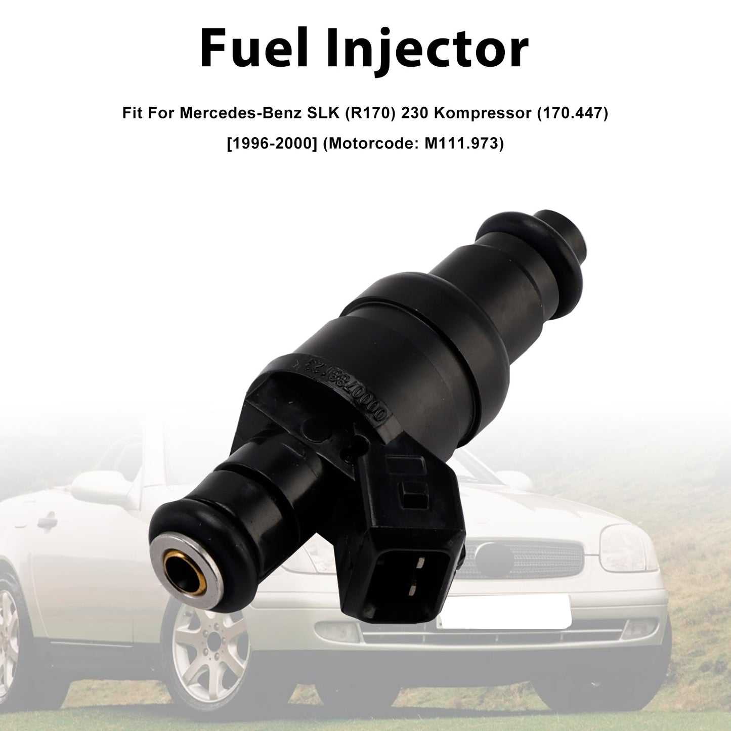1996-2000 Mercedes-Benz SLK (R170) 230 Kompressor 96-00 0000788123 1Pcs Fuel Injector