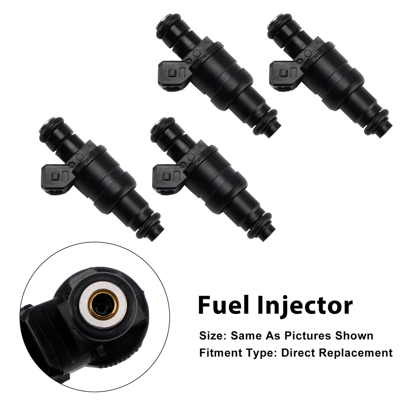 4Pcs Fuel Injector Mercedes-Benz SLK (R170) 230 Kompressor 96-00 0000788123