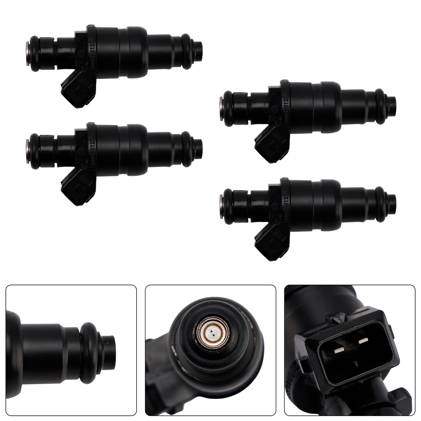 4Pcs Fuel Injector Mercedes-Benz SLK (R170) 230 Kompressor 96-00 0000788123