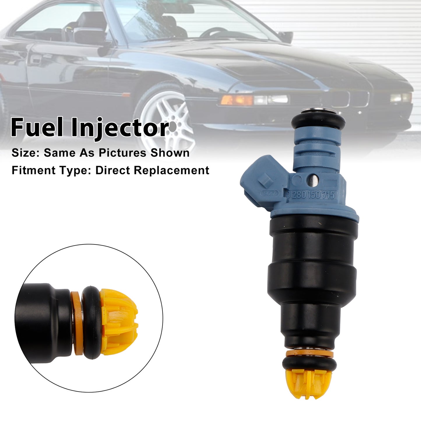 1993 BMW 8 Series 850 CSi 0280150715 1Pcs Fuel Injector