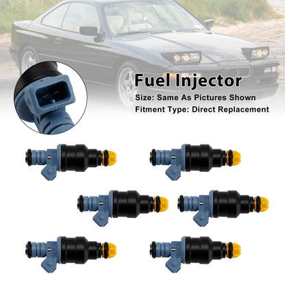 1990 BMW 8 Series 850i,Ci 0280150715 6Pcs Fuel Injector
