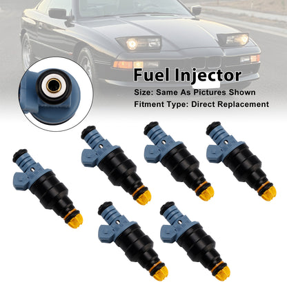 1990 BMW 8 Series 850i,Ci 0280150715 6Pcs Fuel Injector