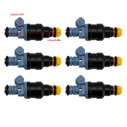 1990 BMW 8 Series 850i,Ci 0280150715 6Pcs Fuel Injector