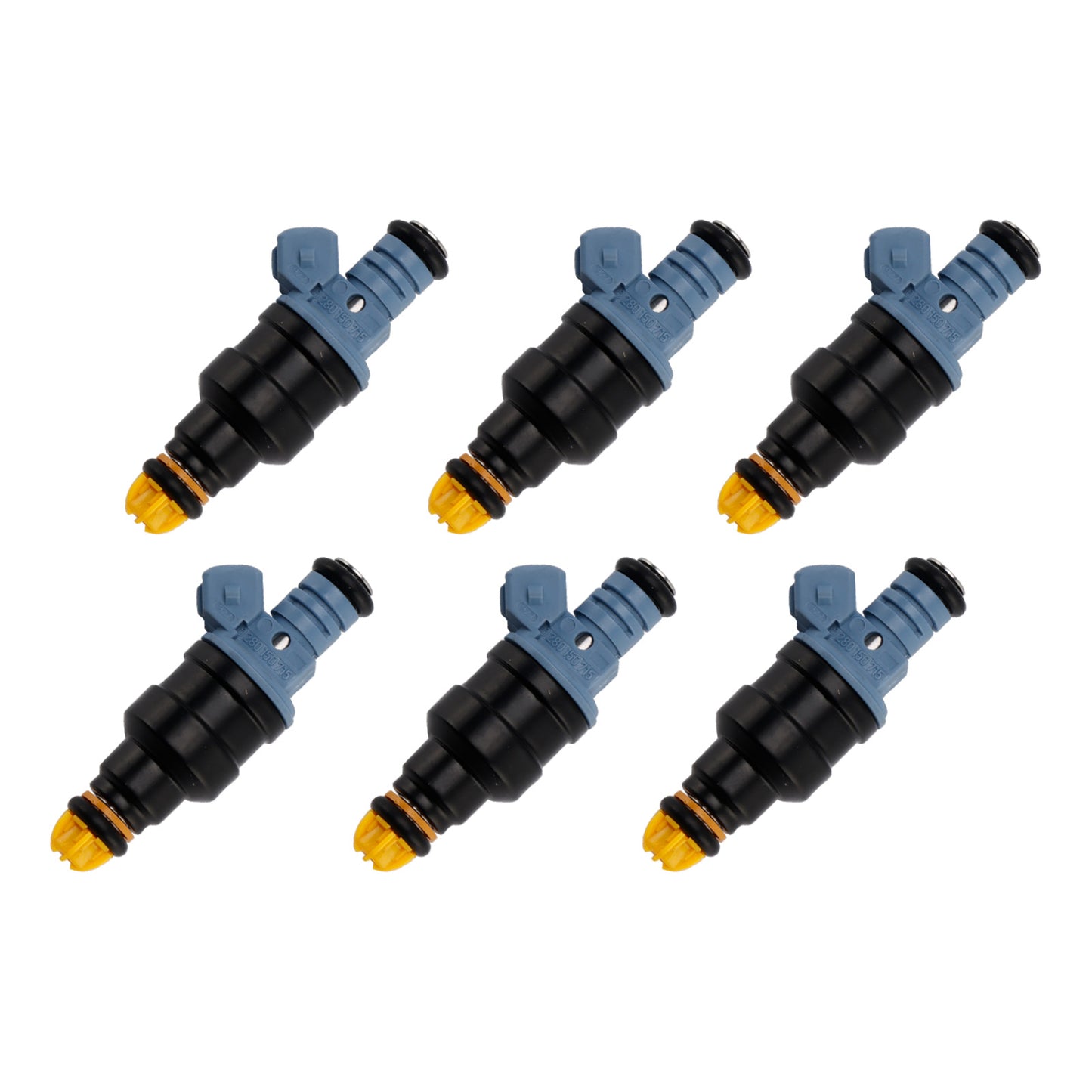1990 BMW 8 Series 850i,Ci 0280150715 6Pcs Fuel Injector