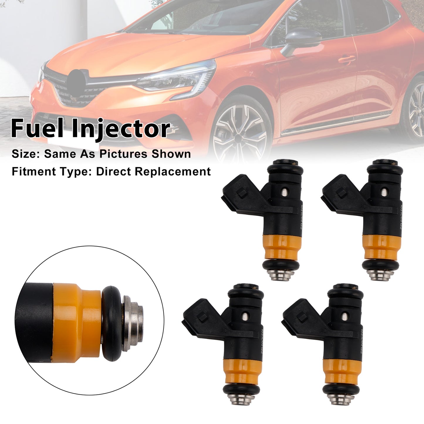 Renault Clio 2 Megane 2 Scenic 2 1.4/1.6 16V H029611 4Pcs Fuel Injector