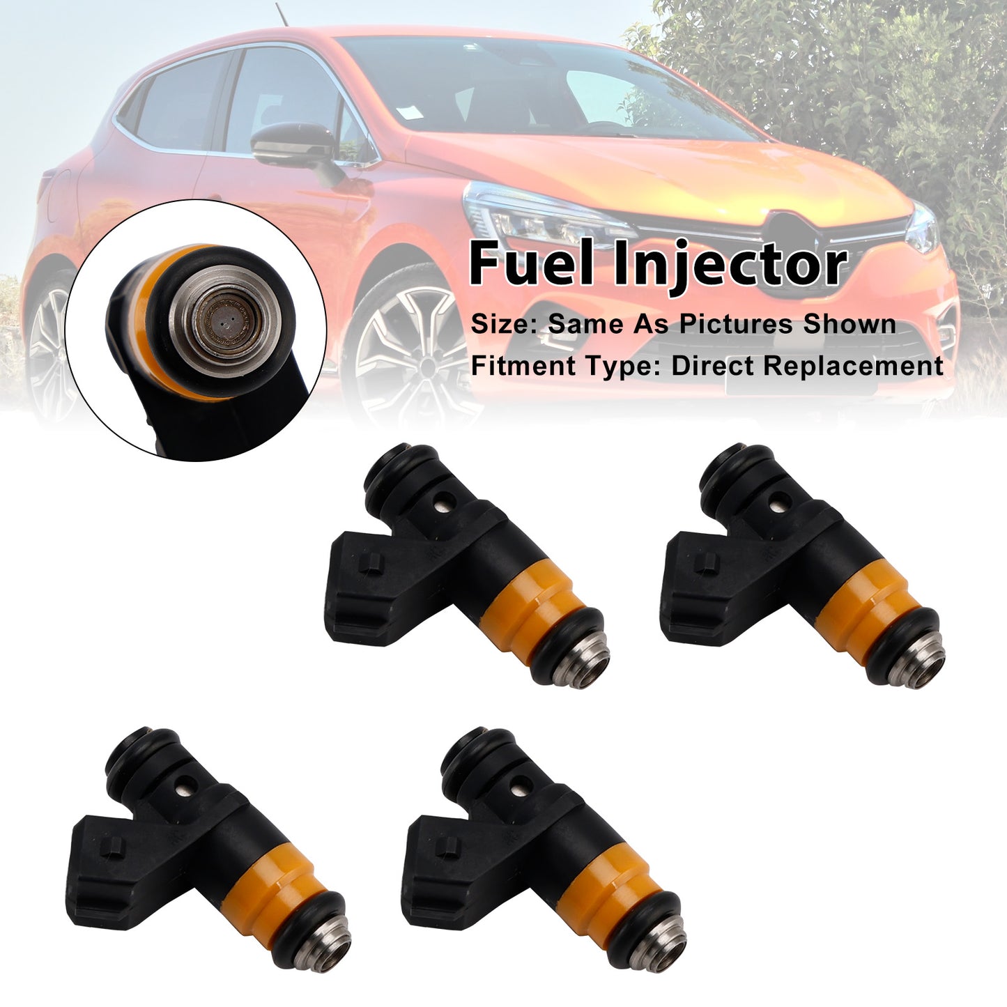 Renault Clio 2 Megane 2 Scenic 2 1.4/1.6 16V H029611 4Pcs Fuel Injector
