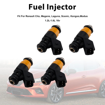 Renault Clio 2 Megane 2 Scenic 2 1.4/1.6 16V H029611 4Pcs Fuel Injector