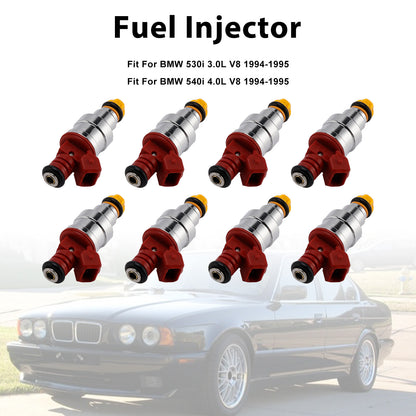 1994 BMW 540i 0280150778 8Pcs Fuel Injector