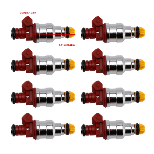 1993-1998 BMW 540i 740i 3.0L 4.0L 4.4L V8 0280150778 8Pcs Fuel Injector