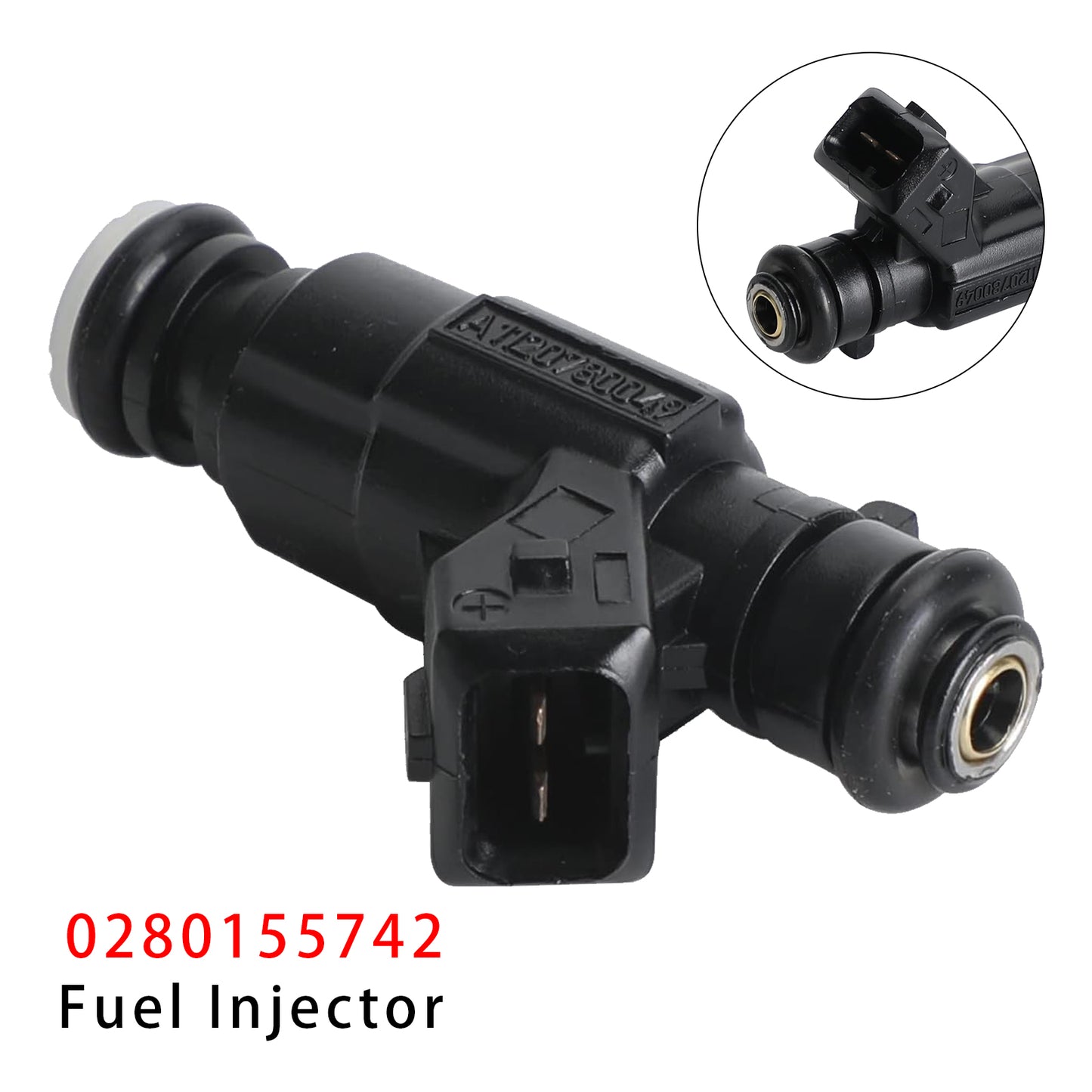 Mercedes E320 ML320 C280 CLK320 2.8 3.2 V6 0280155742 1Pcs Fuel Injector