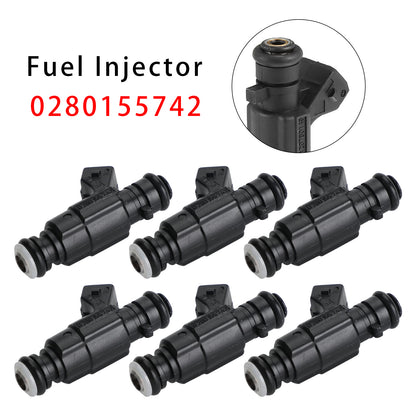 1997 Mercedes-Benz C-Class W202 C 240 0280155742 6Pcs Fuel Injector
