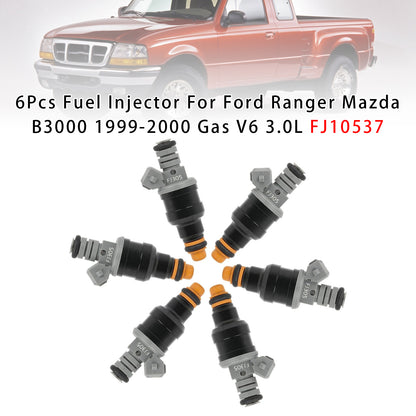 1999 Mazda B3000 FJ305 6Pcs Fuel Injector