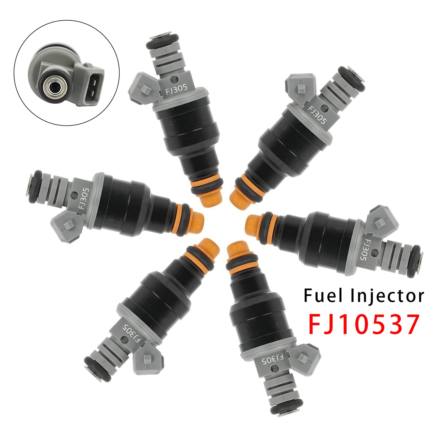 1999 Mazda B3000 FJ305 6Pcs Fuel Injector