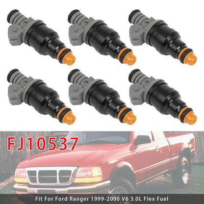 1999 Mazda B3000 FJ305 6Pcs Fuel Injector
