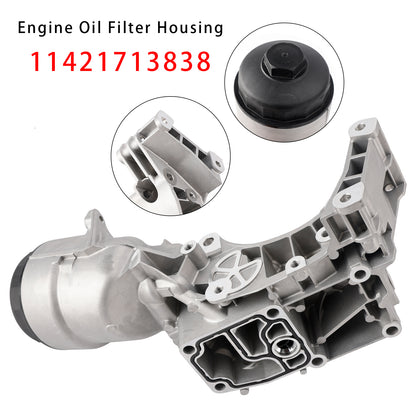 BMW E85 E46 E39 320i 330i X5 525i 528i 530i X3 11421713838 Engine Oil Cooler  Filter Housing