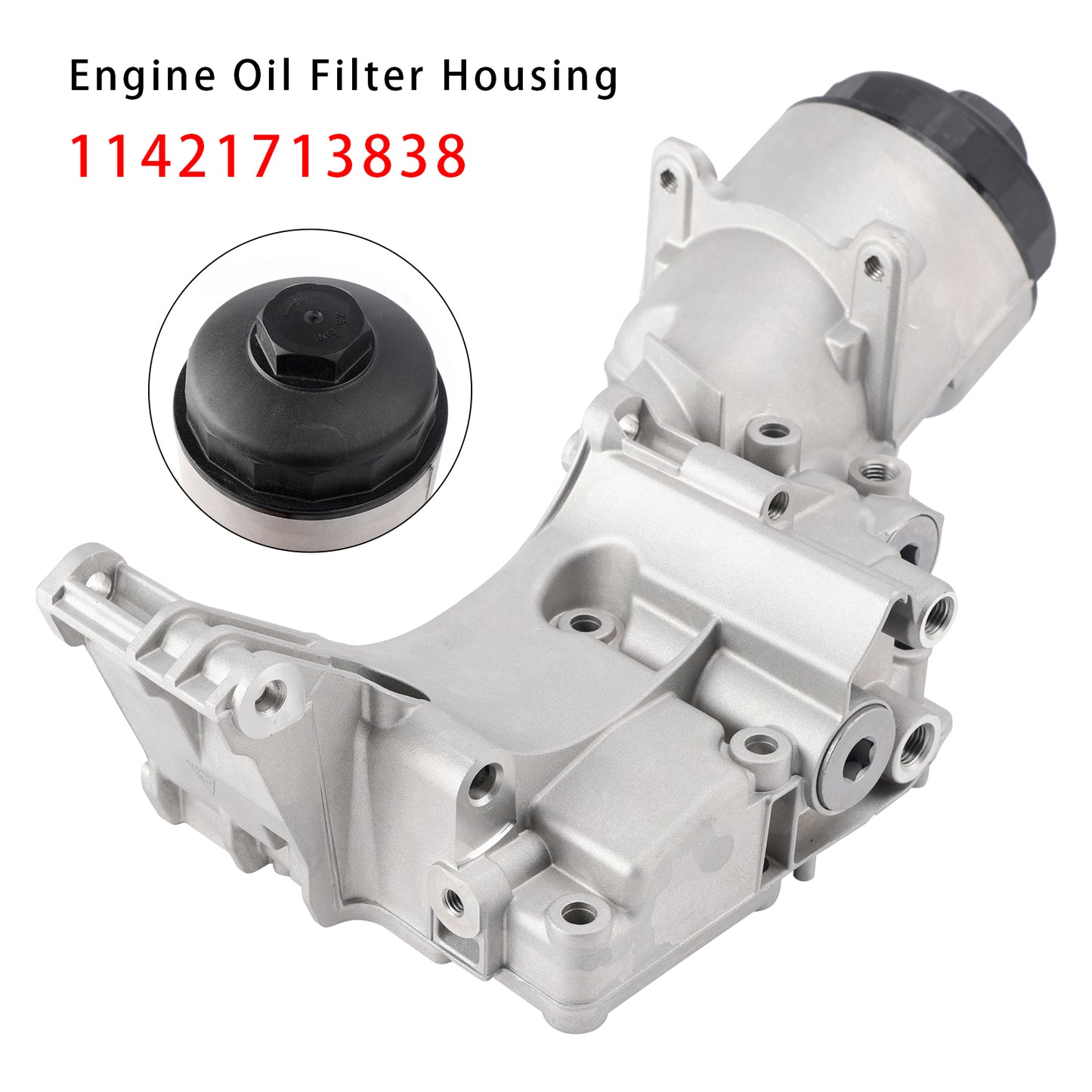 BMW E85 E46 E39 320i 330i X5 525i 528i 530i X3 11421713838 Engine Oil Cooler  Filter Housing