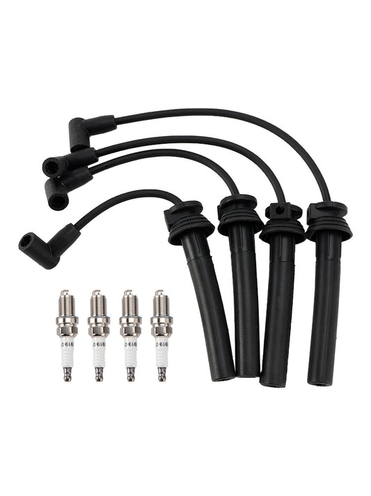 4PCS Spark Plugs Wire Set 2002-2008 Mini Cooper S -L4 1.6L 54058