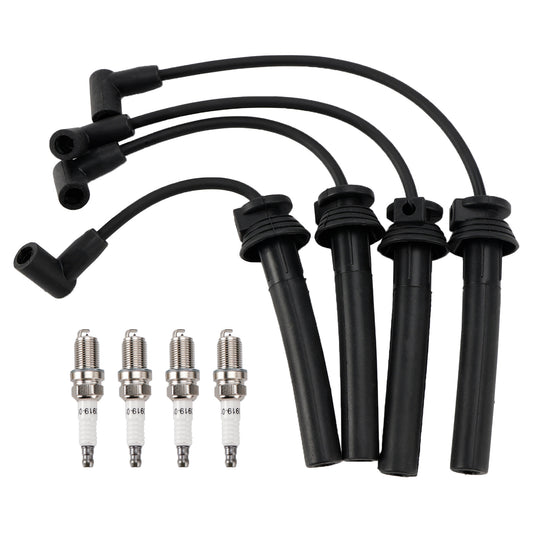 4PCS Spark Plugs Wire Set 2002-2008 Mini Cooper S -L4 1.6L 54058