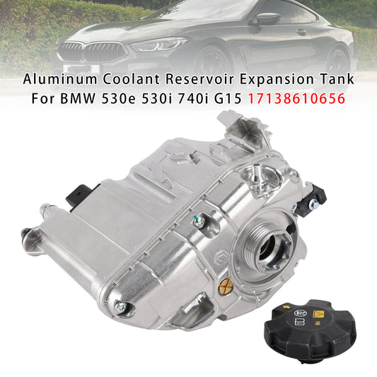 BMW 530e 530i 740i G15 17138610656 Aluminum Coolant Reservoir Expansion Tank