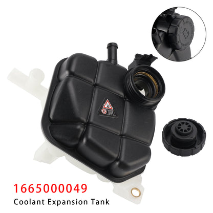 Mercedes-Benz X166 W166 1665000049 Coolant Expansion Tank + Cap + Sensor