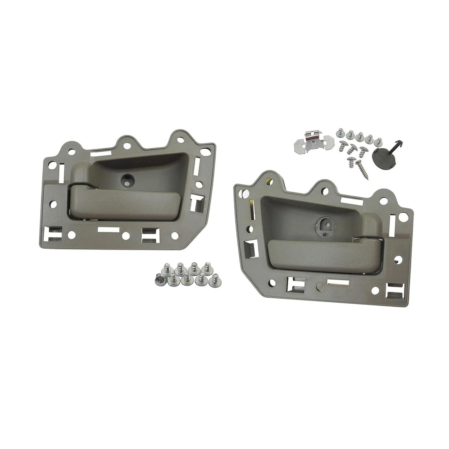 4pcs Front Rear LH&RH Inside Inner Door Handle Gray 2005-2011 Jeep Grand Cherokee