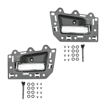 2005-2011 Jeep Grand Cherokee 4pcs Front Rear Inside Inner Door Handle Chrome