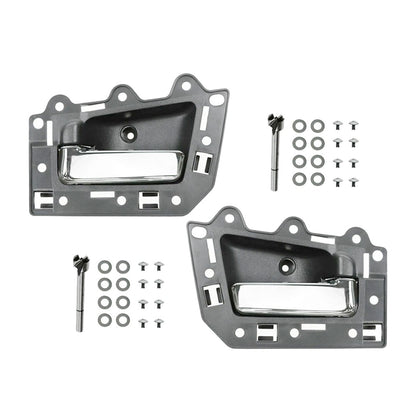 2005-2011 Jeep Grand Cherokee 4pcs Front Rear Inside Inner Door Handle Chrome