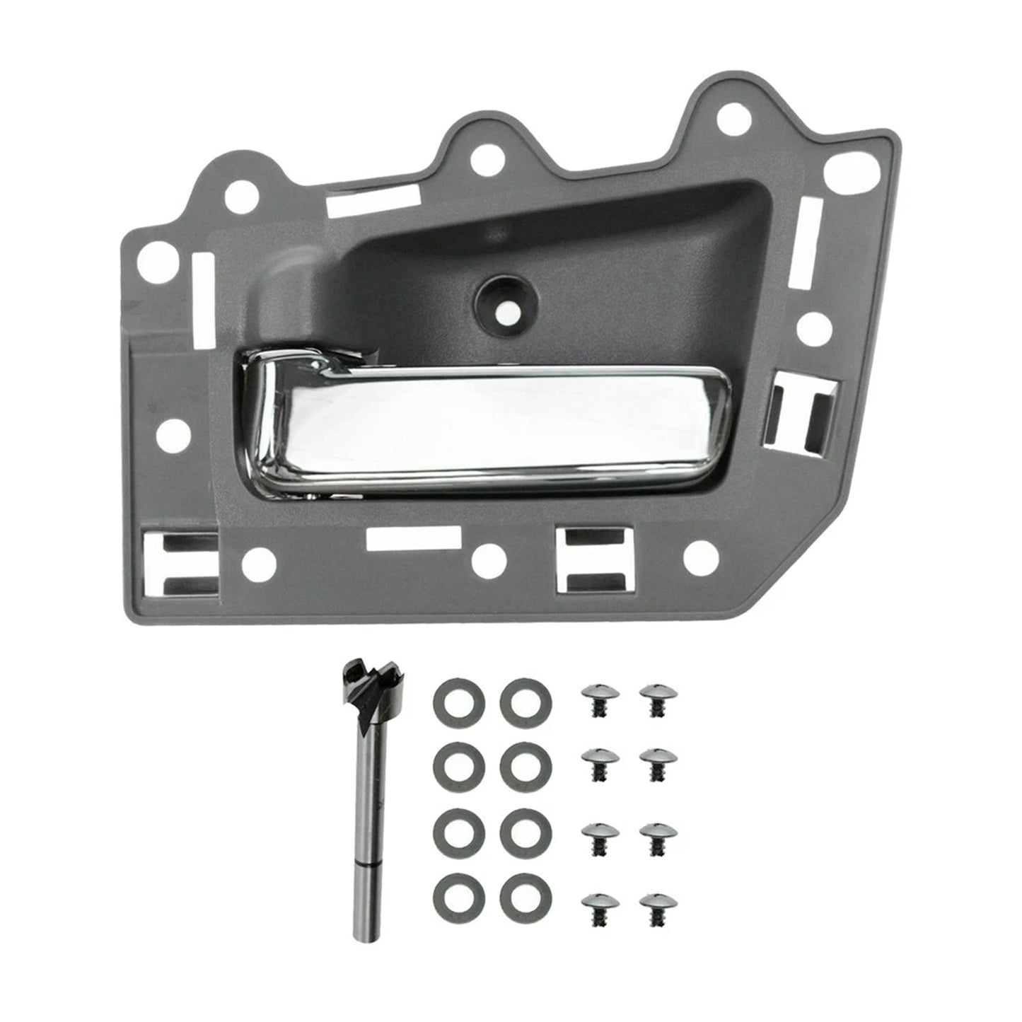 2005-2011 Jeep Grand Cherokee 4pcs Front Rear Inside Inner Door Handle Chrome